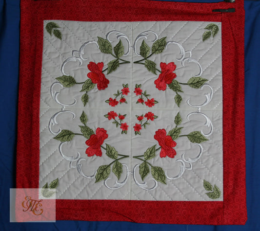 Pillow - Red Floral