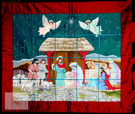 Wall Hanging - Nativity Tile Scene 2
