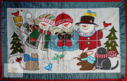 Wall Hanging - Snowmen