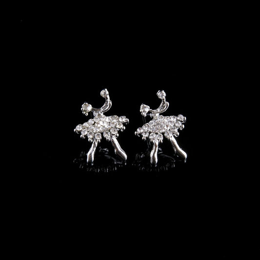 Diamante Ballerina Earrings