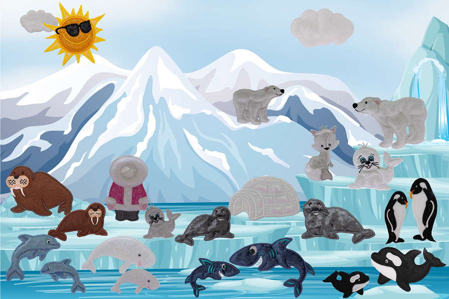 ICY WONDERLAND - Large (90x60cm)