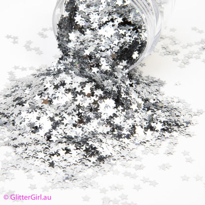 Unicorn Glitter – Silver Stars